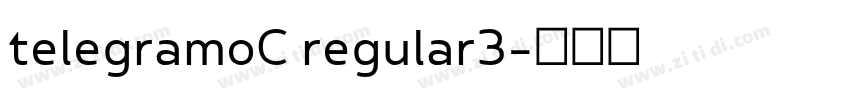 telegramoC regular3字体转换